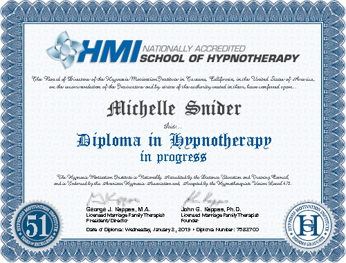 Diploma TEMP Michelle Diploma for Michelle Snider